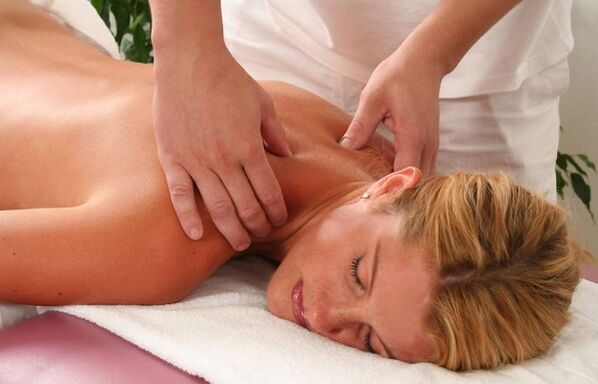 masaža za zdravljenje osteohondroze
