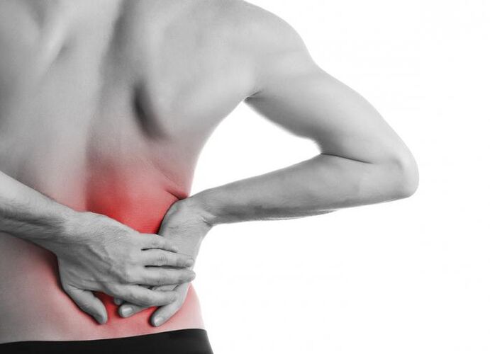 bolečine v hrbtu in spodnjem delu hrbta