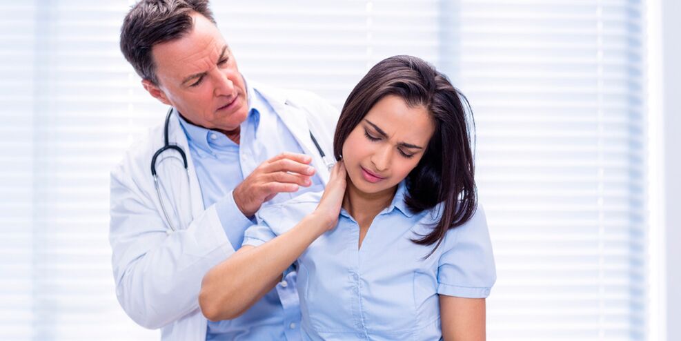 diagnoza bolečine v vratu